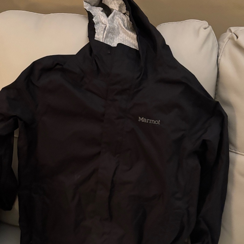 Marmot Dark  black Jacket with Hood